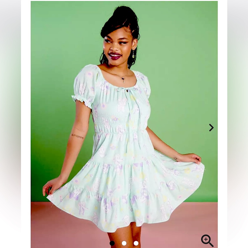 Her Universe Disney Mickey Mouse And Friends Pastel Spring Dress